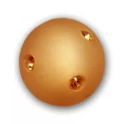 Tonda strass Polaris mm. 14 Topaz x1