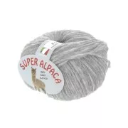 Lana Super Alpaca n°044 - 100% Naturel - Grigio Chiné x40g