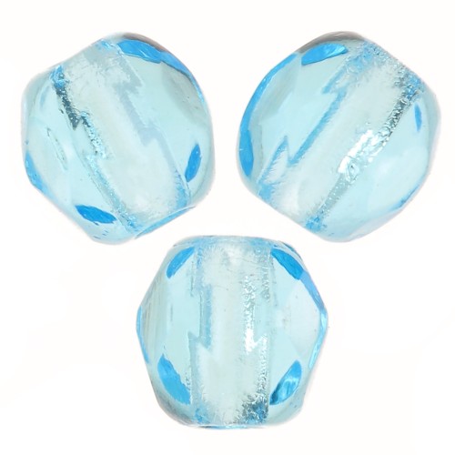 Sfaccettate mm. 3 Aquamarine x50