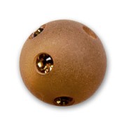 Tonda strass Polaris mm. 10 Smoked Topaz x1|raw }}