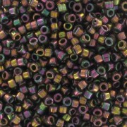 Miyuki Delica 11/0 DB0127 - Forest Green Rainbow Gold Luster
