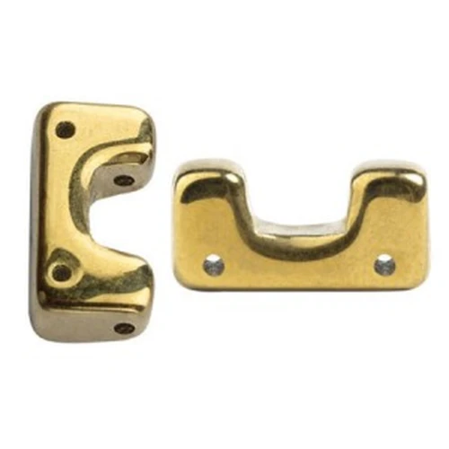 Perle in vetro Télos® par Puca® 4x12 mm Full Dorado x10g