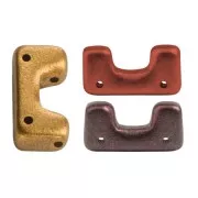 Perle in vetro Télos® par Puca® 4x12 mm Gold Iris Mat x10g