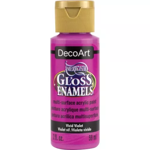 Pittura acrilica DecoArt Americana Gloss - Viola vivace x59ml