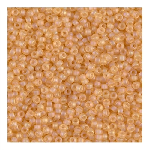 Rocaille Miyuki 15/0 132FR - Light Topaz Mat AB