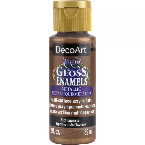 Pittura acrilica DecoArt Americana Gloss - Rich Espresso x59ml