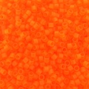 Miyuki Delica 11/0 DB0744 - Transparent Orange Matted x8g