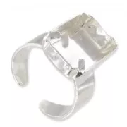 Anello Castone 4610 mm. 18x13 Argento 925 x1