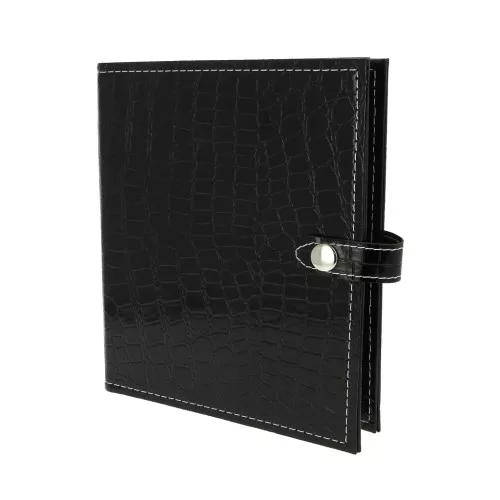Raccoglitore per bijoux MAXI formato 18x21.5 cm pitonato - Nero x1