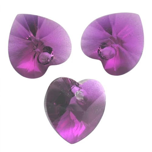 Cuori PureCrystal 6228 Amethyst mm. 10,3x10 x6