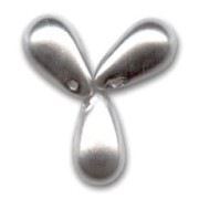 Gocce madreperlato mm.6x10 Grey x20|raw }}