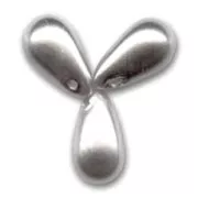 Gocce madreperlato mm.6x10 Grey x20