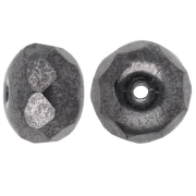 Ciambelle 8,5X6 mm Jet Hematite x25