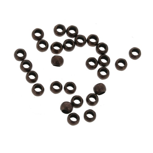 Schiaccini in ottone 2,5mm per la creazione di bijoux Ramato x100
