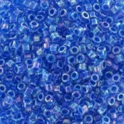 Miyuki Delica 11/0 DB0077 - Blue Lined Crystal AB