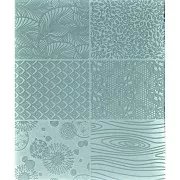 Foglio Texture 14x17 cm per pasta polimerica - Nature x2