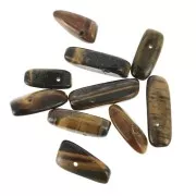 Gouttes irrégulières 12-22 mm Oeil de Tigre x10