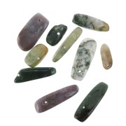 Gocce irregolari 12-22 mm Agata indiana x10|raw }}