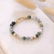 Gemme 6 mm Agata Albero  x15