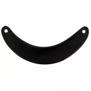 Distanziatore per collana etnica in corno 89x18 mm Marrone x1