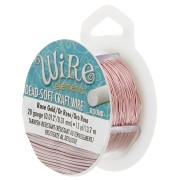 Filo di rame Craft Wire mm. 0.32 dorato rose anti-ossidazione x 13,7 m|raw }}