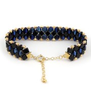 Cymbal Bead Endings - Terminale Silky Beads 7x8mm Kalivia Dorato con oro fino x1