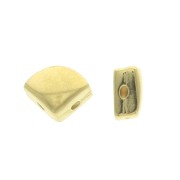 Cymbal Side Bead - per Silky Beads 8x6.6mm Kardiani Dorato con oro fino x1|raw }}