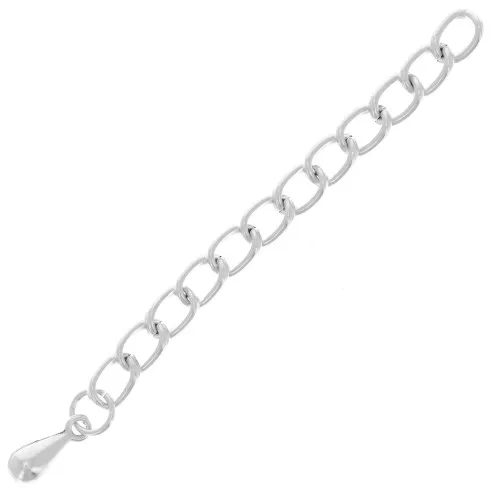 Catena Rombo a maglia 60 mm argento x1