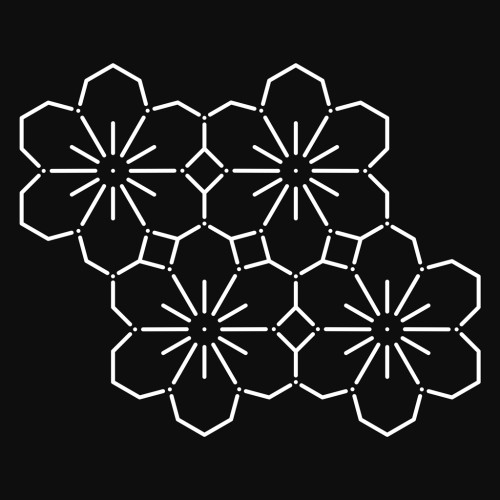 Stencil Sashiko 16 Pezzi - Modelli Acrilici Per Ricamo E Trapuntatura A Mano - Foto 9