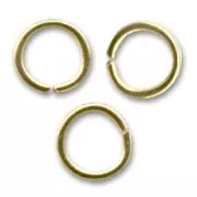 Anellini aperti mm.  9x1.2 mm dorato x25