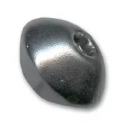 Bicono in ceramica mm. 18 Gunmetal satinato