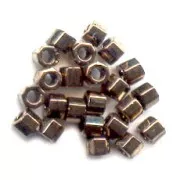 Miyuki Delica 11/0 Hex Cut DBC0022 - Bronzo scuro metallizzato x8g