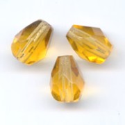 Perla a forma di pera sfaccettate 10x7 mm - Topaz x20