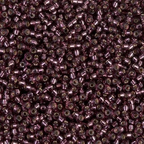 Rocaille Miyuki 11/0 13 - Silverlined Dark Smoky Amethyst x8g