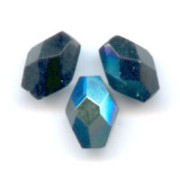Perla a forma di oliva sfaccettate 6x4 mm - Jet AB x25