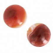 Cabochon tondo mm. 18 Lace Red Agate