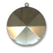 Castone da incollare PureCrystal 1201 tondo mm. 27 bronzo 1 anellino