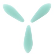 Daghe 5x16 mm Opaque Aqua Mat x50