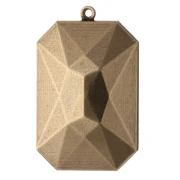 Castone da incollare PureCrystal 4627 mm. 27x18,5 bronzo 1 anellino