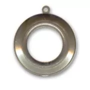 Castone PureCrystal da incollare PureCrystal 4139 navetta mm. 20 bronzo 1 