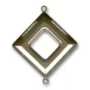 Castone PureCrystal da incollare 4439 mm. 20 bronzo 2 anellini