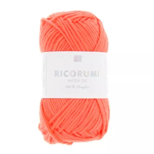 Acrilico  Ricorumi di Rico Design per Amigurumi Neon Arancione 001 x 25g
