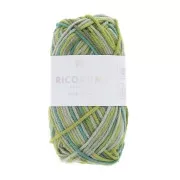 Cotone Ricorumi Print di Rico Design per Amigurumi Verde Mix 005 x25g