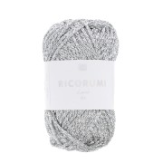 Filato Lamé Ricorumi di Rico Design per Amigurumi - Argentato 001 x10g|raw }}