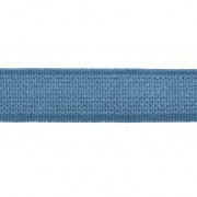 Nastro elastico satin effetto brillante  10 mm - Azzurro x 1m
