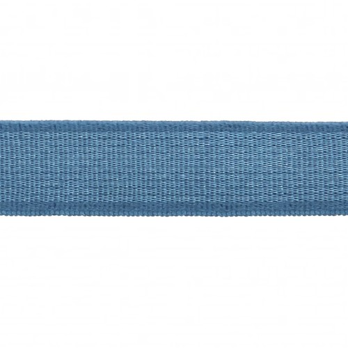 Nastro elastico satin effetto brillante  10 mm - Azzurro x 1m
