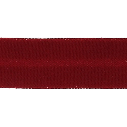 Nastro elastico 15 mm - Rosso scuro x 1m
