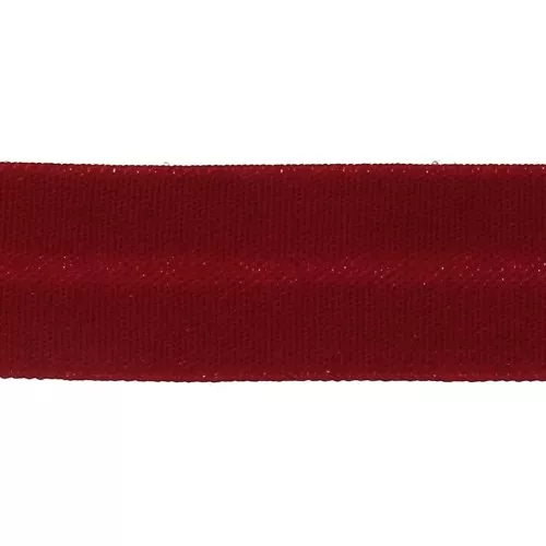 Nastro elastico 15 mm - Rosso scuro x 1m
