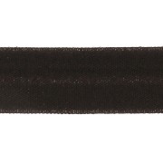 Nastro elastico  15 mm - Marrone scuro x 1m