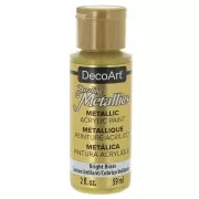 Pittura acrilica decorativa DecoArt Dazzling Metallics - Ottone brillante x59ml